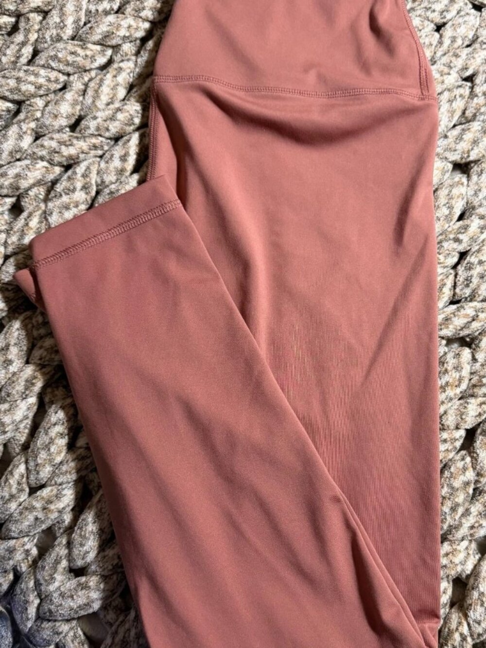 Yogalicious Lux Leggings Large Peach Skinny High Rise
